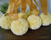 You Customize Medium Pomander Kissing Ball 16 colors pew, chuppah, garden, aisle, chair decorations, flower girl