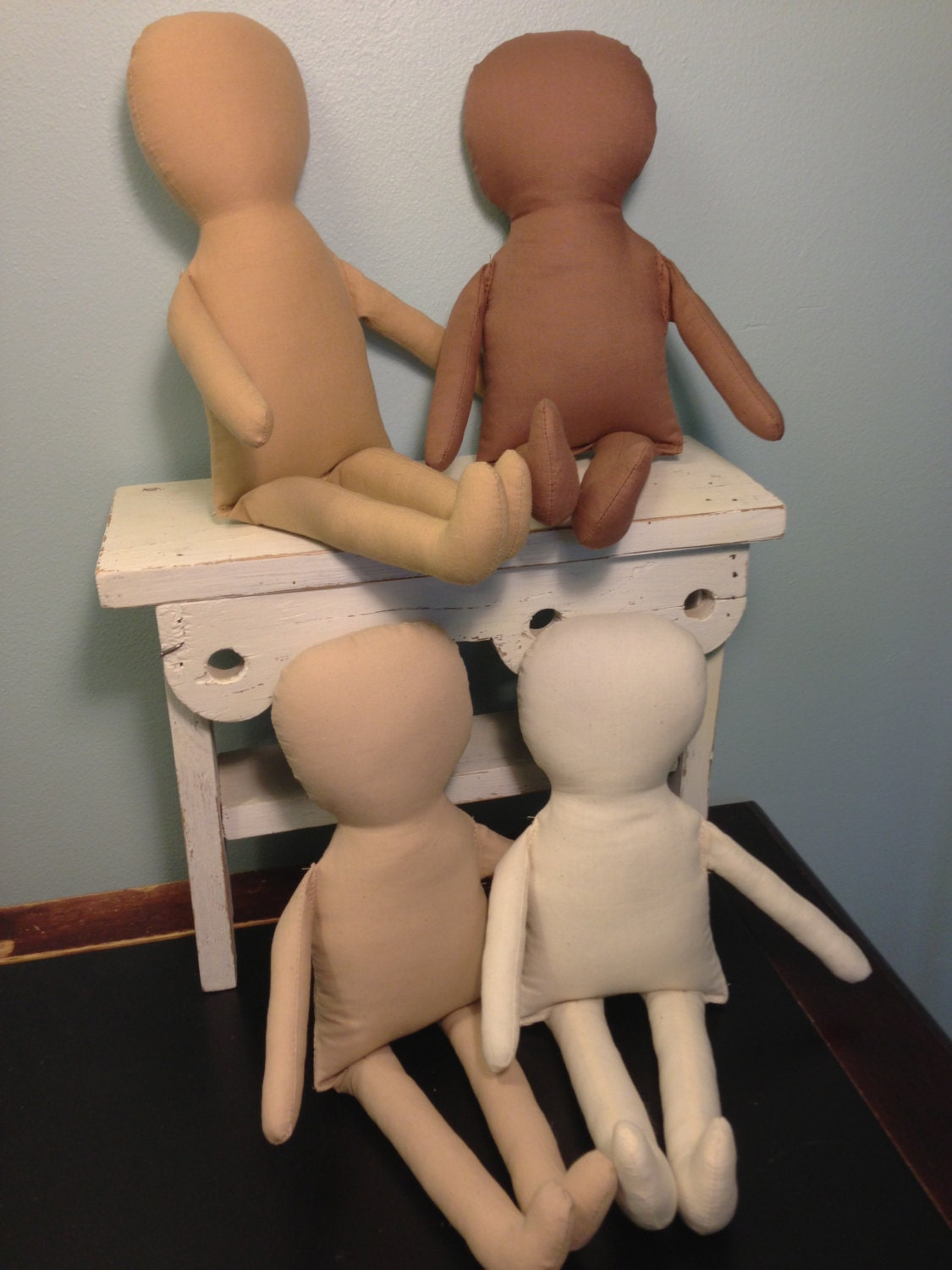 15" Primitive Doll Body-form-blank- muslin-Raggedy- Great childs doll