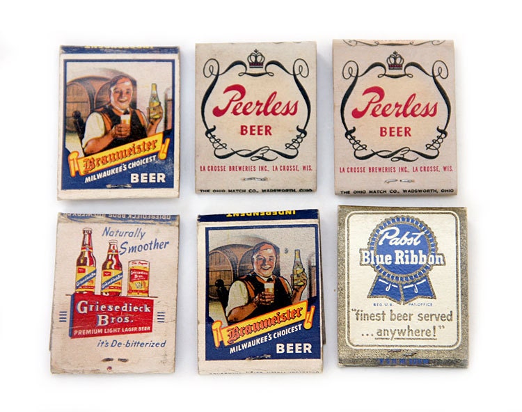Beer Advertising Match Books 6