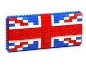 UK flag clutch made entirely of LEGO bricks