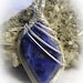 Sodalite Gem Stone Wire Wrapped Pendant