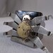 Ring Gun Metal Watch parts gears Spider Chunky Ring Adjustable