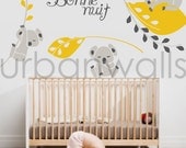 Vinyl Wall Sticker Decal Art - Koala Nighty Night