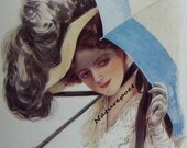 Lady with Umbrella Downloadable, Printable Digital Art Image