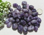 10 Amethyst Crystal Tumblestones - Special Offer Price