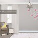 Gray Corner Dahlia on Mustard and White Zigzag Pillow 14 X 14 -Chevron Flower Pillow- Zig Zag Pillows
