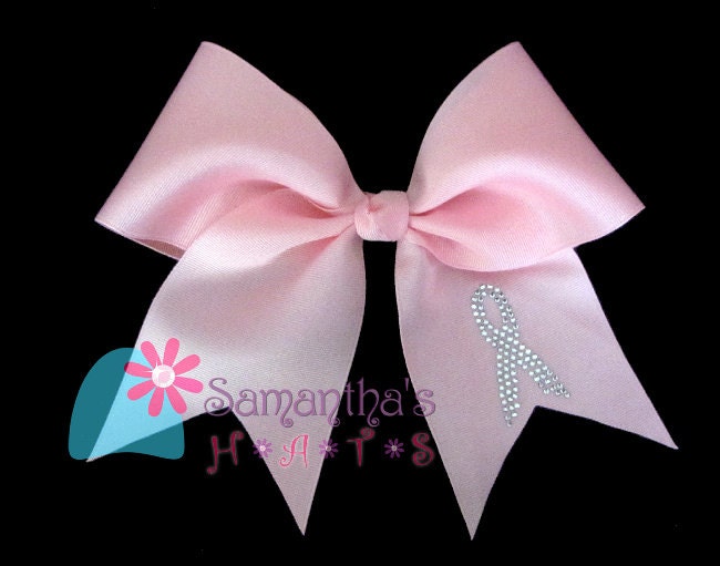 Cheap Breast Cancer Awareness Cheerleading Bows