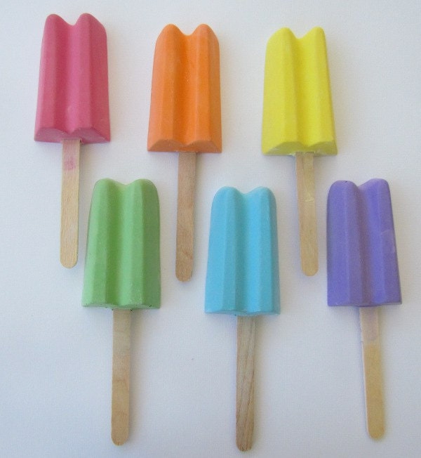 Classic Twin Popsicle Chalk: Set of Six