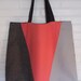 Angled weekender bag. Over sized duffel, tote, or travel bag.