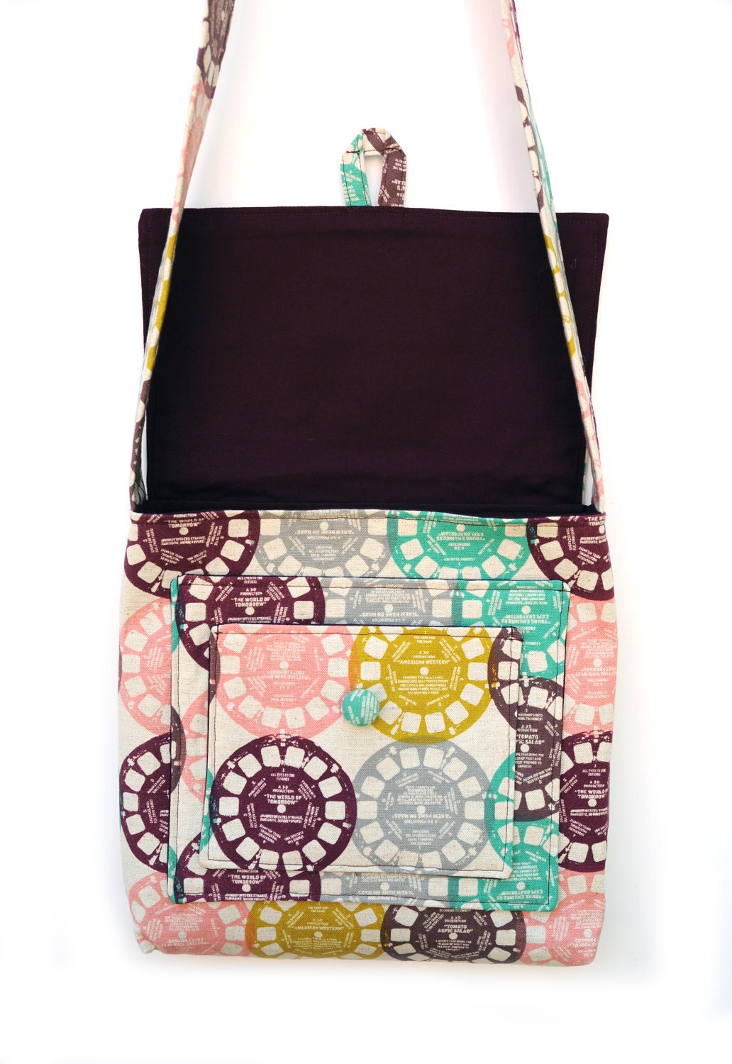 View Finder Mini Messanger Bag - Ruby Star Rising Crossbody Hip Purse