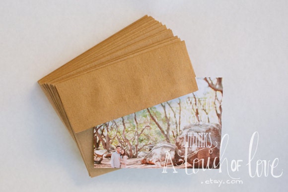 Custom LOVE and THANKS POSTCARD