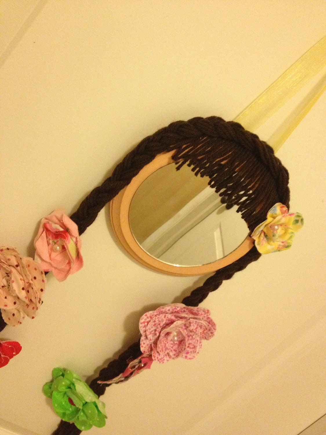 Mirrored Hair Bow Holder - Rapunzel Hair Bow Holder - Custom Hair Bow Holder