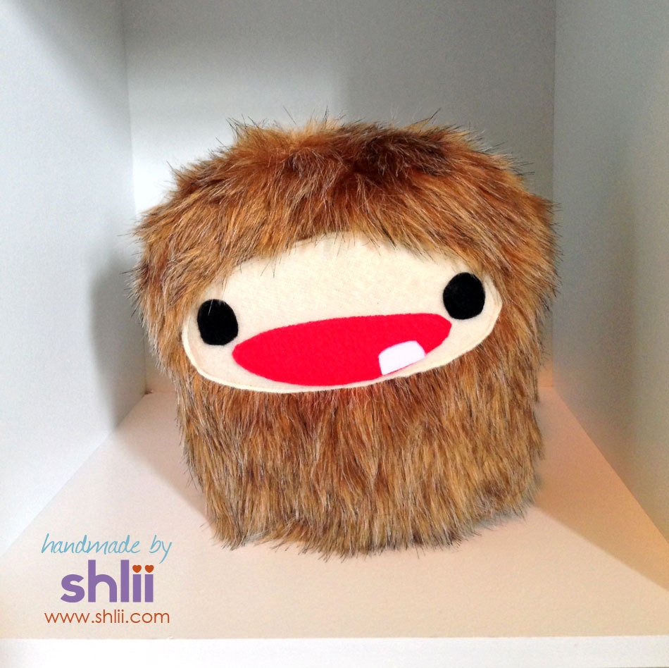 Baby Bigfoot Sasquatch Furry Monster Plush