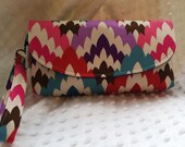 Floral Clutch Wristlet- Small Clutch- Wristlet