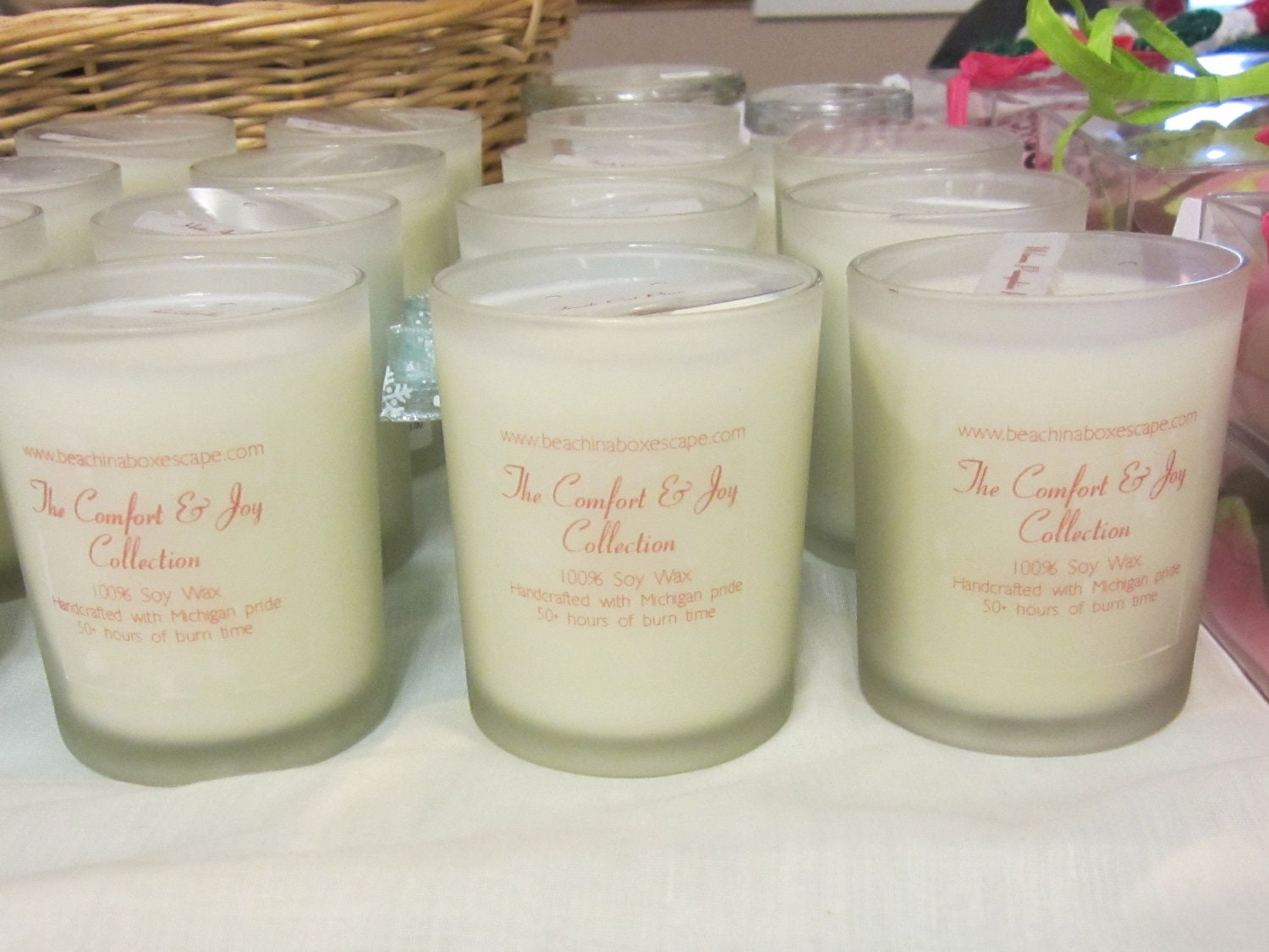 Clearance Priced- Seasonal Scented Soy Candles 7 oz.