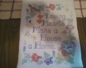 Finished cross stitch