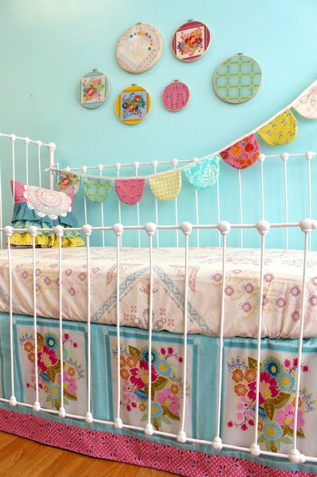 Custom Nursery Decor-  Made to Match Scallop Bunting Flag Banner