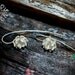 Lotus 925 Silver Long Earrings