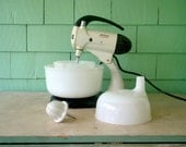 1940s Sunbeam Mixmaster Model 10 with Juicer Attachments