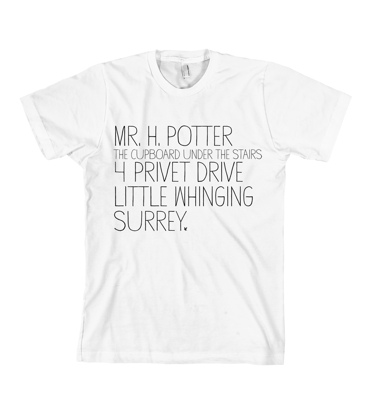 4 Privet Drive T-Shirt Harry Potter - Limited Edition - American Apparel Unisex Sizes S, M, L, XL - Custom Color