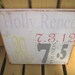 Birth Announcement Hand Painted Distressed Sign