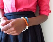 Wrap Bracelet in Bright Stripes
