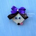 Puppy Hair Clip-- Perfect for Spring-- Birthdays and Baby Showers