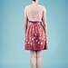 Pink dress, Floral dress, Cocktail dress, Bridesmaid dress, Formal dress, Party dress, Women dress, Country wedding