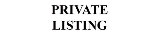 PRIVATE LISTING for Jessica Tegani
