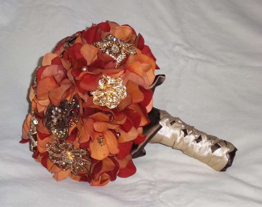 Brooch, Crystal, Feather, or Pearl wedding bouquets and accessories - DEPOSIT and Ordering informationr