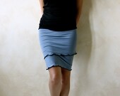 Jersey pencil skirt - top - mini dress - convertible clothing custom made in any color