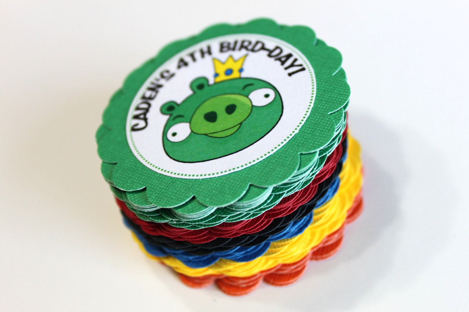 Personalized tags (20), for party favors, goodie bags, treat tags, birthday party