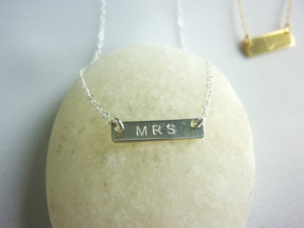 silver bar initial necklace-rose gold initial necklace-initial necklace-initial bar necklace-initial bar bracelet-initial bracelet