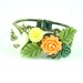 Hand painted bird with resin flower and leaves bracelet, wedding bracelet, vintage style, bridesmaid, jewelry