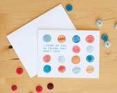 i think of you greeting card // one pc