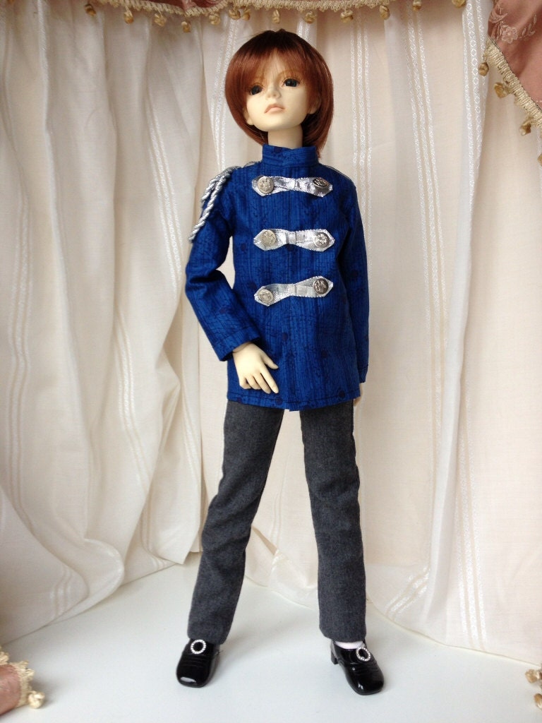 Two Pieces Ensamble (Jacket & Pants) for SD13 boy - Blue Version