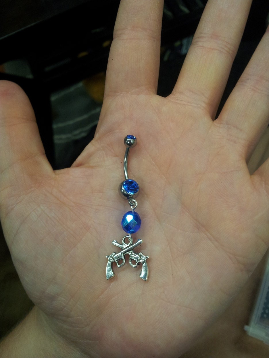 Pistol- Belly Ring