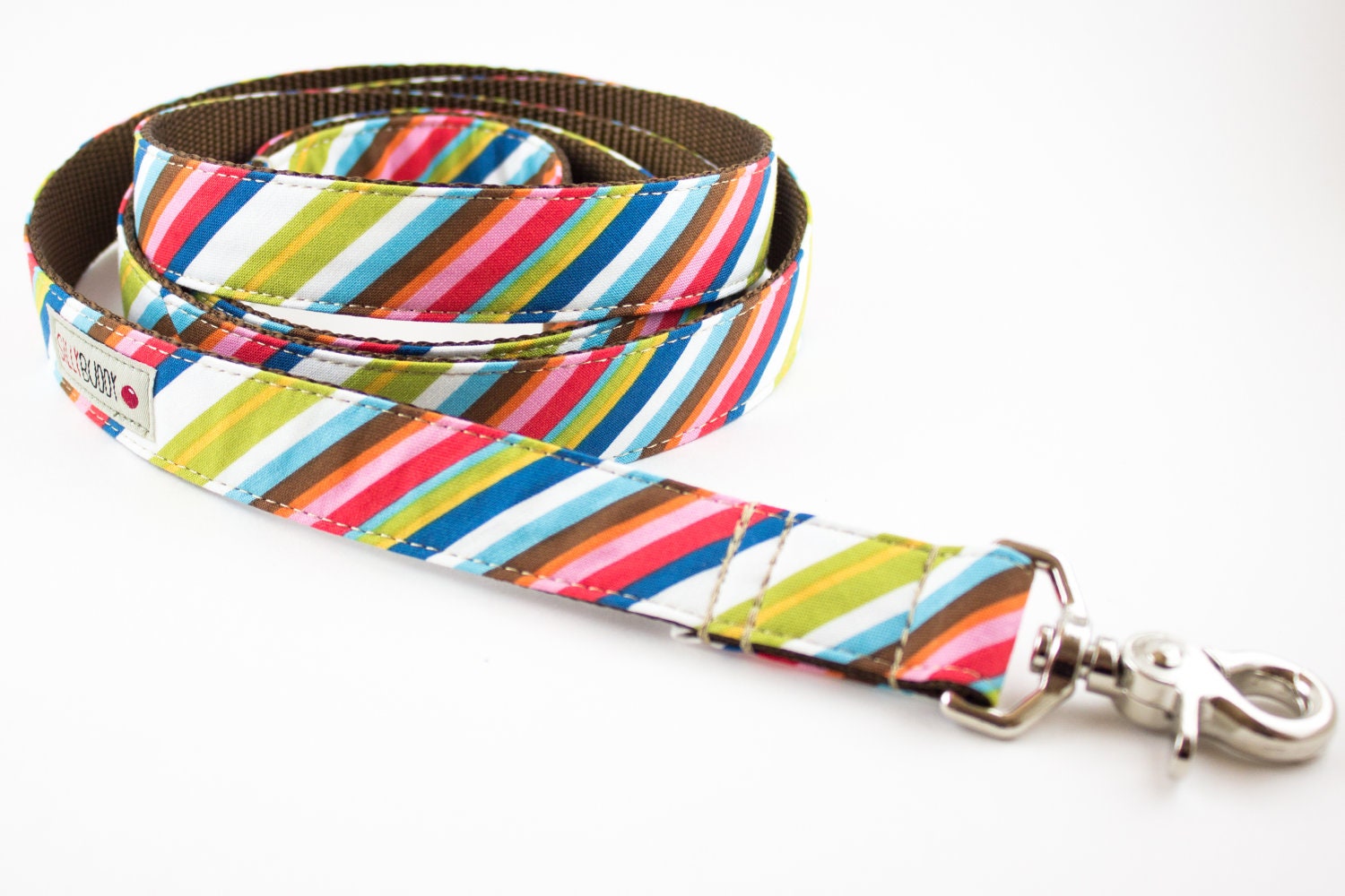 Colorful Stripes Dog Leash