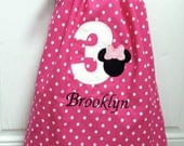 Minnie Mouse Birthday Pillowcase Dress