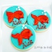 Goldfish Cookies, Fish Cookies, Goldfish Cookie Favors, Fish Cookie Favors, Decorated Fish Cookies - 1 Dozen