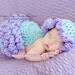 Frilly Ruffles -Cuddle Critter Cape Set - Newborn Photography Prop