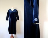 Vintage CHRISTIAN DIOR Pajamas / 70's Loungewear / Small