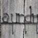 Laundry Hook / Mudroom /Black Wall Hook / Wrought Iron Wall Hook / Wall Word