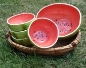 Watermelon Bowls Serving Set