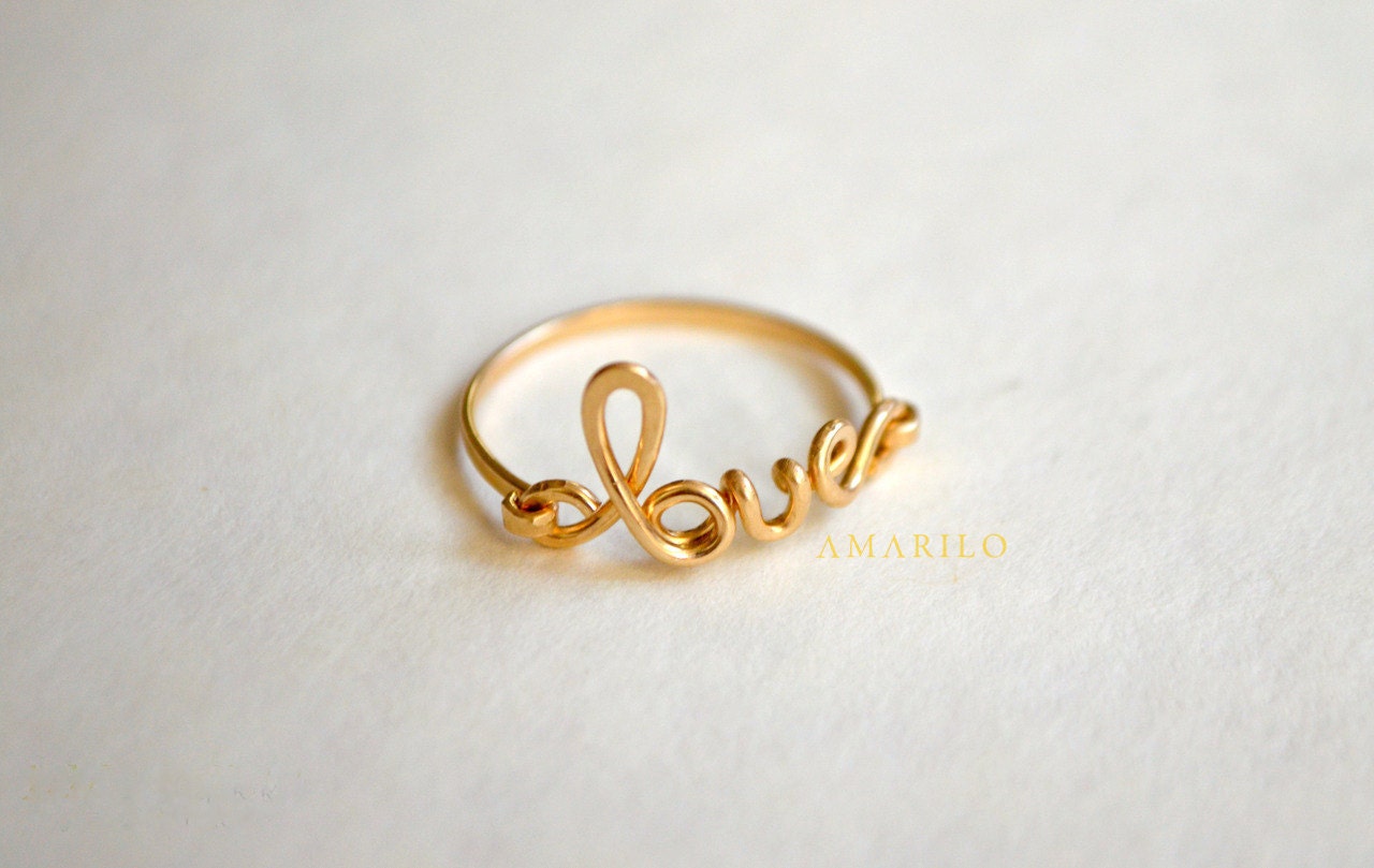 LOVE ring around your finger