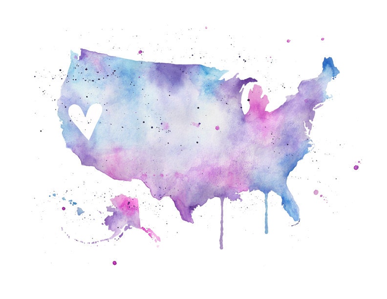 5x7 - United States Love