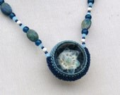SALE  Flower Vortex Marble Necklace  WAS 195.00