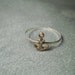 Brass Anchor Ring, Hammered Sterling Silver Ring, Handforged, Sea, Sailing, Nautical Jewelry, Unisex Ring