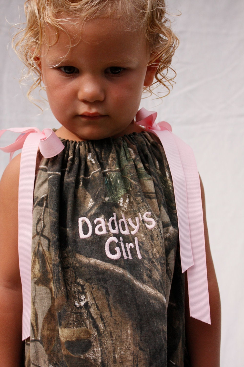 baby girl camo, Personalized pillowcase dress, Realtree Camo and pink sizes Camo wedding, Camo flower girl dress
