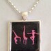 USA Rocks Gymnastics Pendant Necklace